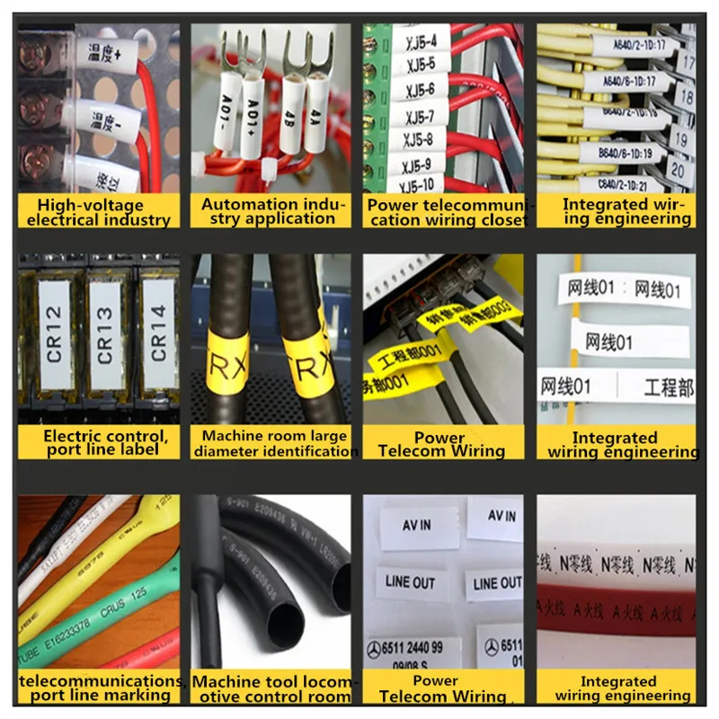 Промоакция ПВХ-трубка 0 5-8 мм2 для пустых кабельных маркеров белая ручная роспись