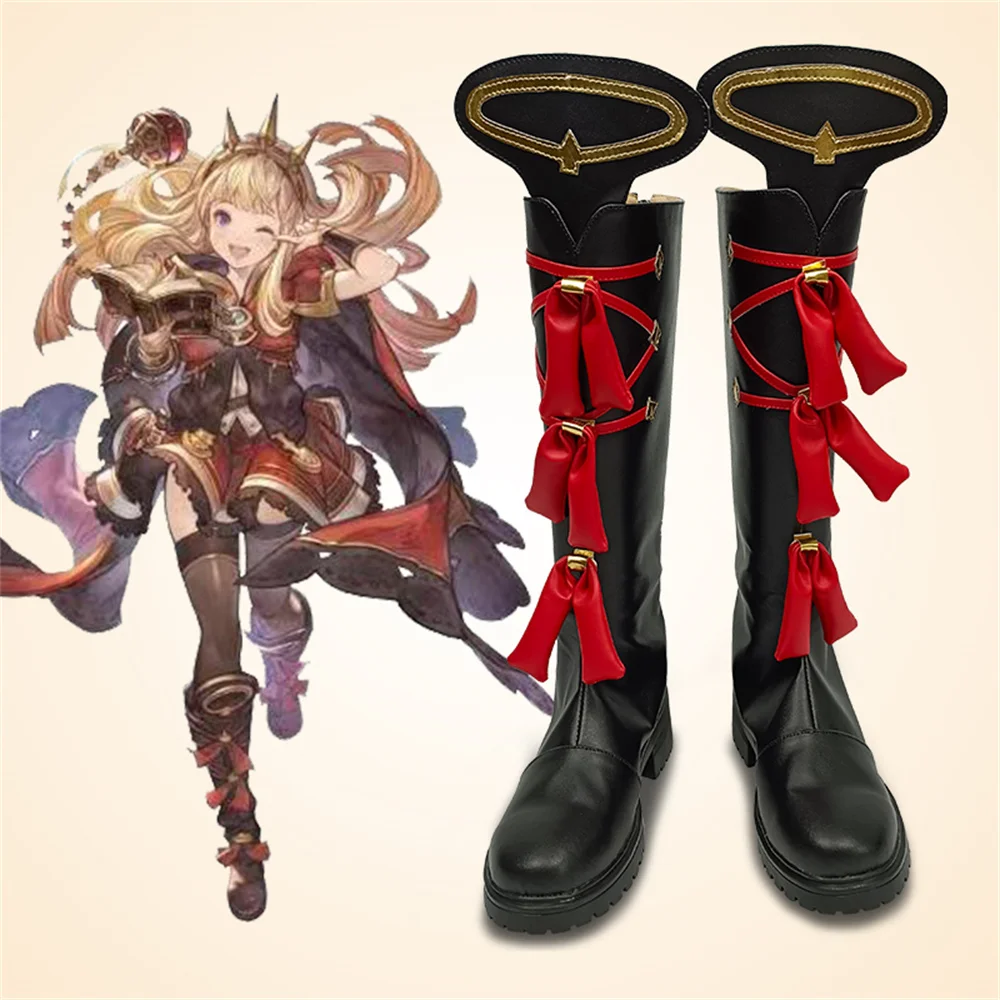 

Granblue Fantasy GBF Cagliostro Cosplay Shoes Boots Game Anime Halloween Christmas RainbowCos0 W2443