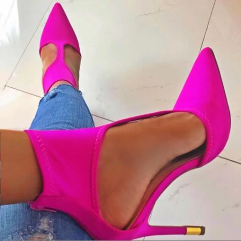 

Sexy women's shoes. About 15cm high heels. Fashion show banquet shoes. Pointed toe pumps. Roman shoes. Large size. SIZE:34-45