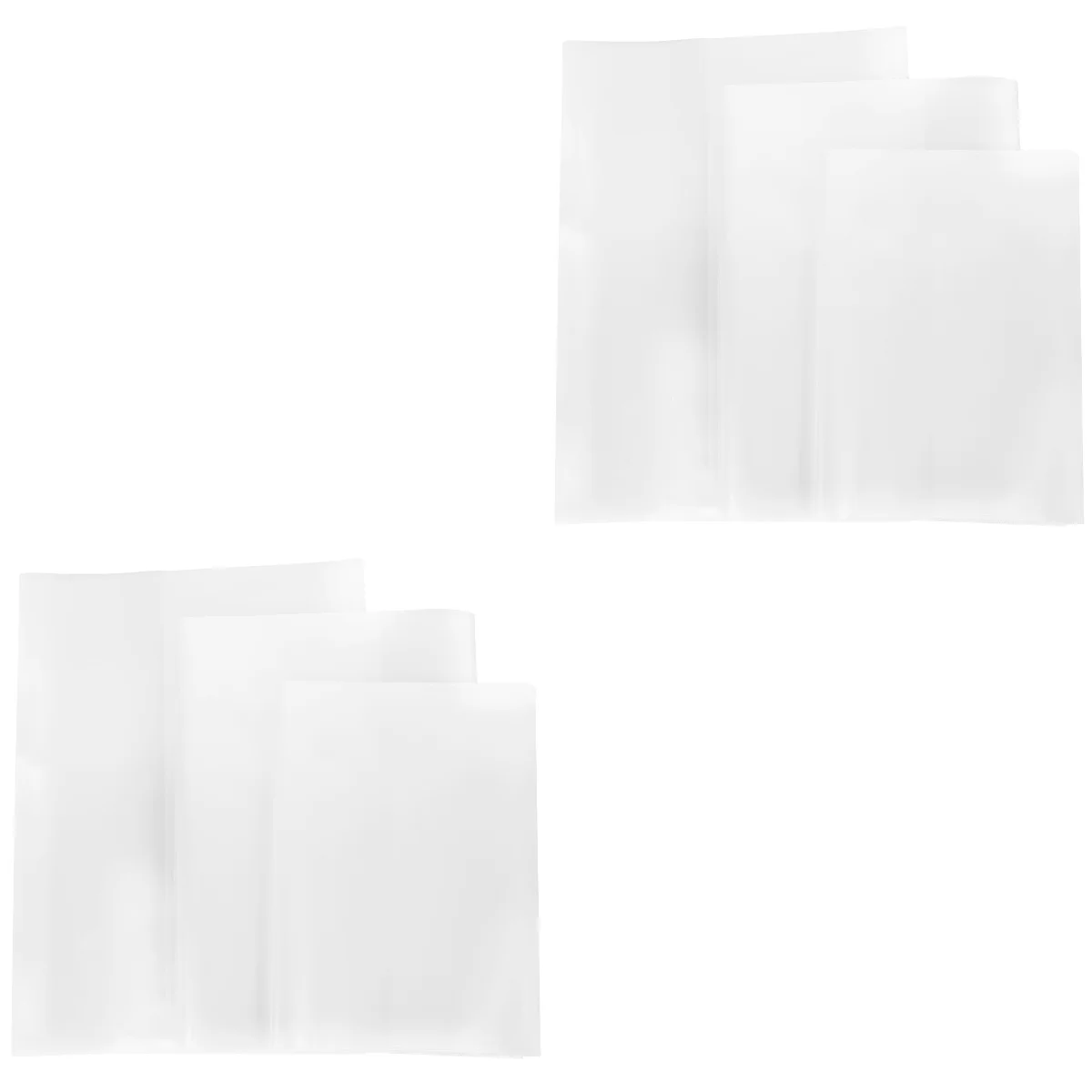 

60 Transparent Book Cover Reusable Book Cover Students Textbook Protector
