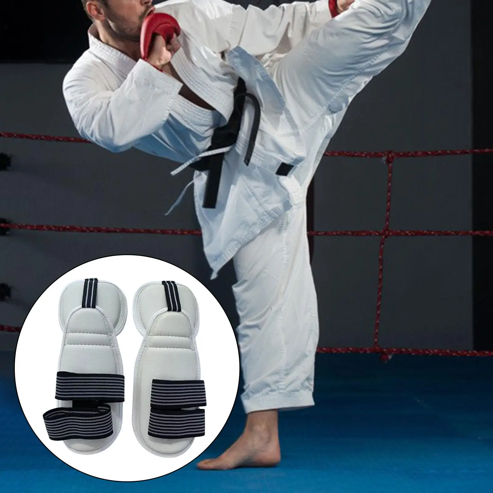 

Taekwondo Forearm Guards Lightweight Elbow Arm Guard Universal Sports Protector for Adults Mma Fighting Sanda School Boxing