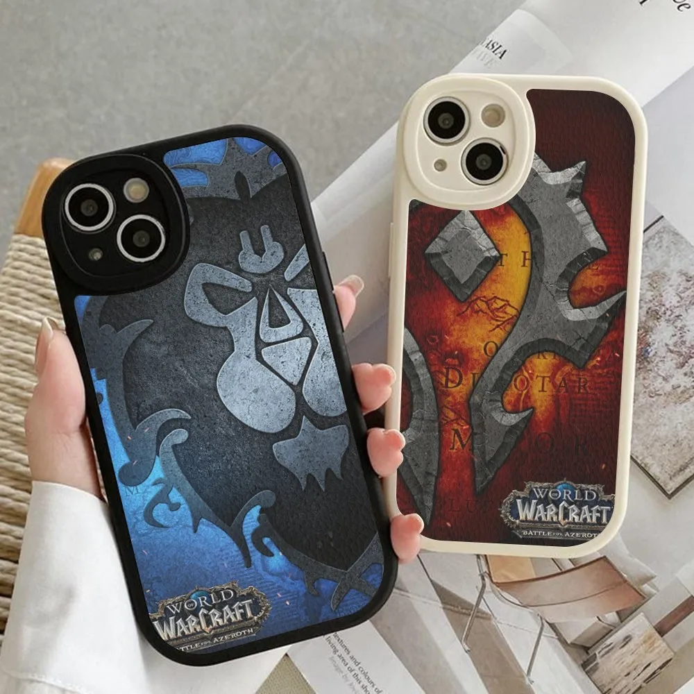 W-World Of W-Warcraft Etui na telefon z twardej skóry do iPhone 14 13 12 Mini 11 Pro Max Xs X Xr 7 8 Plus Fundas