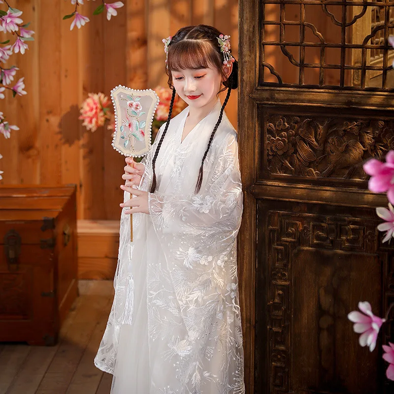 Традиционный костюм принцессы ханьфу в китайском стиле для косплея детские