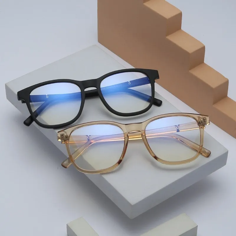 

Square Blue Light Blocking Glasses Frames Men Gaming TR90 Anti Ray Eyeglasses Designer Fashion Women Read Transparent Eyewear