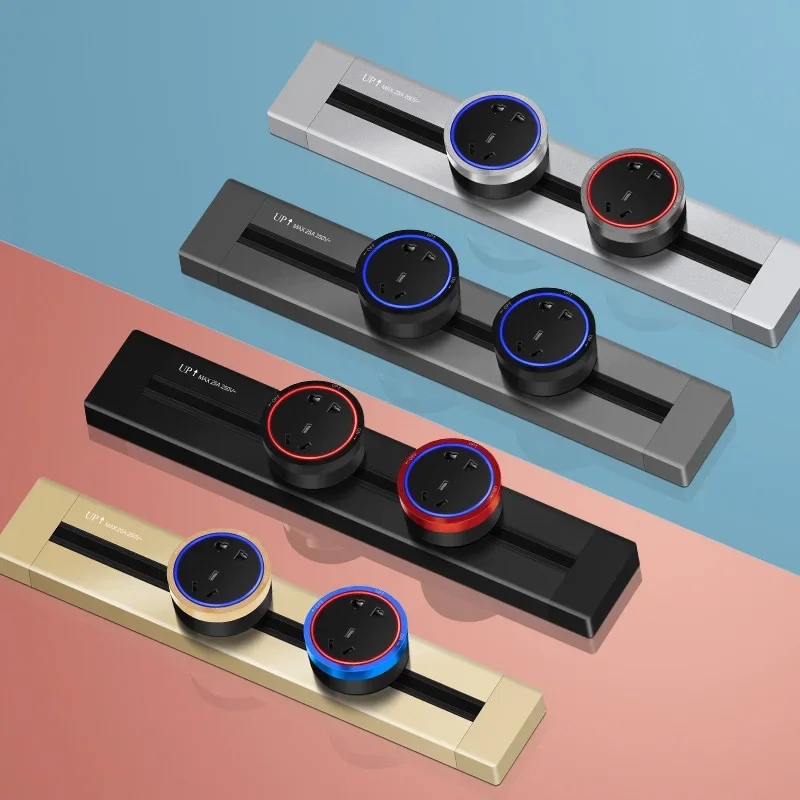 Адаптер для розетки Kasi Track алюминиевое кольцо бытовая розетка с пятью