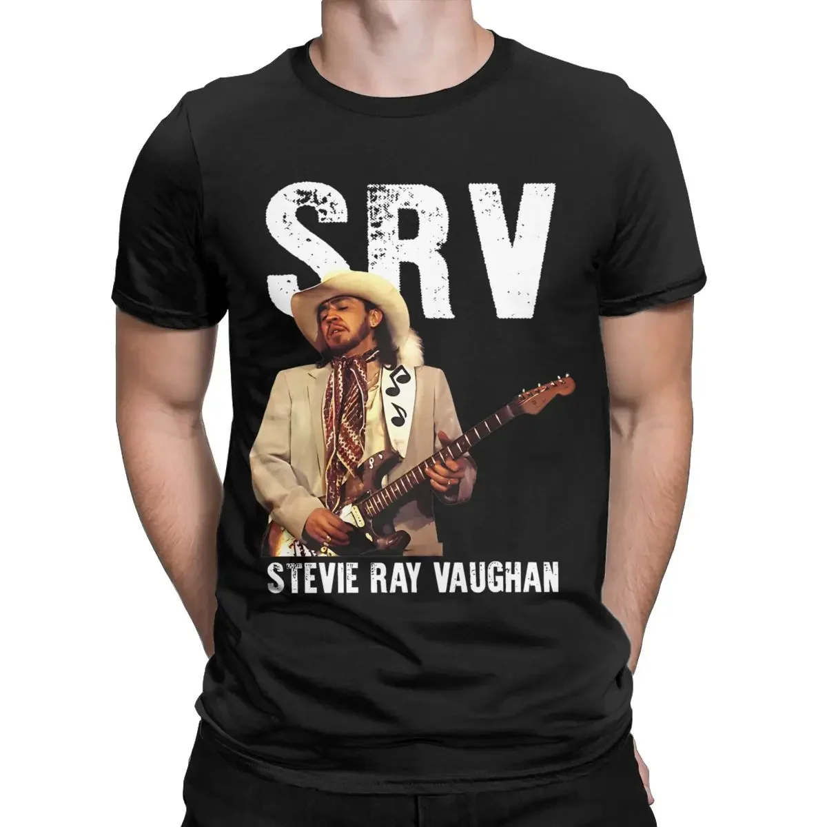 Винтажные футболки Stevie с американской музыкой легендой Стиви Рэй Воган мужские и