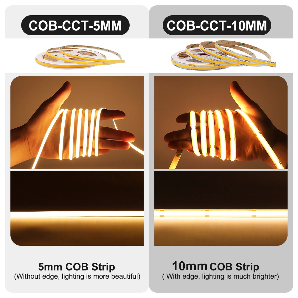 Светодиодная лента Tuya Zigbee LED лампа с Wi-Fi CCT 5 мм 10 регулируемой яркостью поддержкой