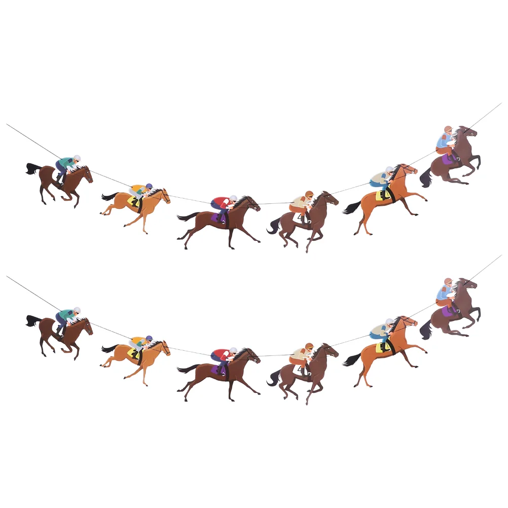

2 шт., Декоративная гирлянда «Лошадь»