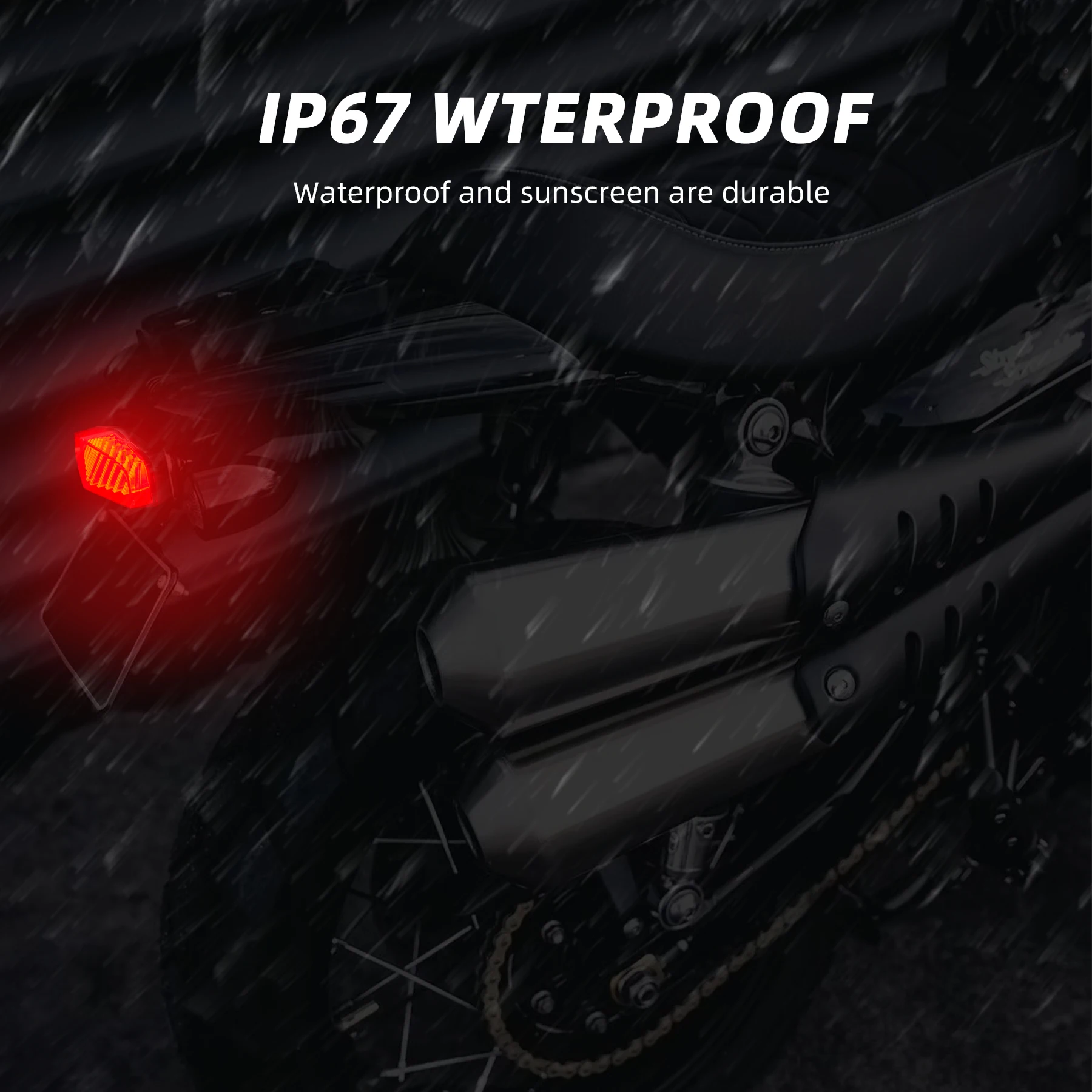 Светодиодный Lucas стиль классический винтажный мотоциклетный задний фонарь