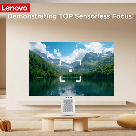 Lenovo 100S светодиодный проектор высокой четкости 4K портативный проектор с автофокусом 1920*1080 Android 650ANSI