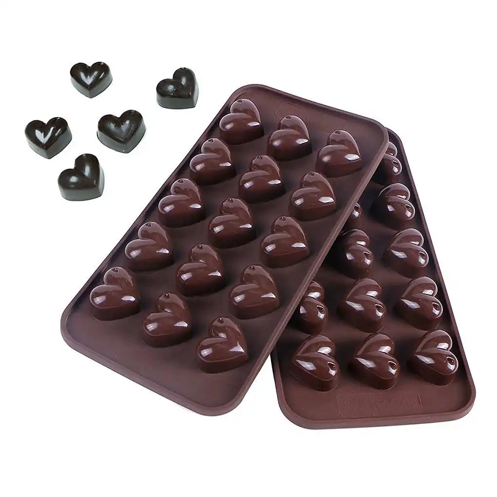 

15 Grid Heart Shape Mould 3D Silicone Cake Fruit Chocolate Mould Candy Cookie Baking Fondant Molds Cake Decoration Tools