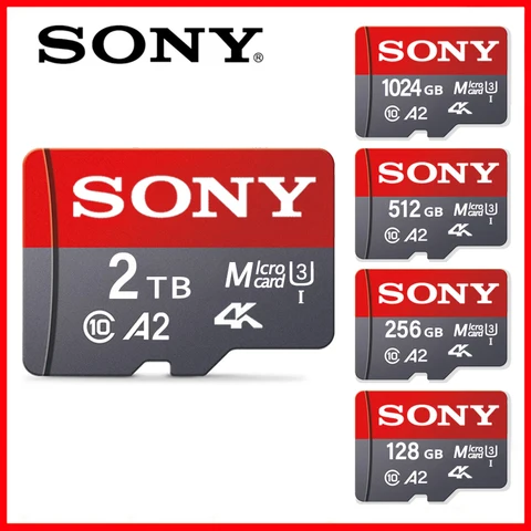 SONY Micro SD карта памяти U3 A2 Class 10
