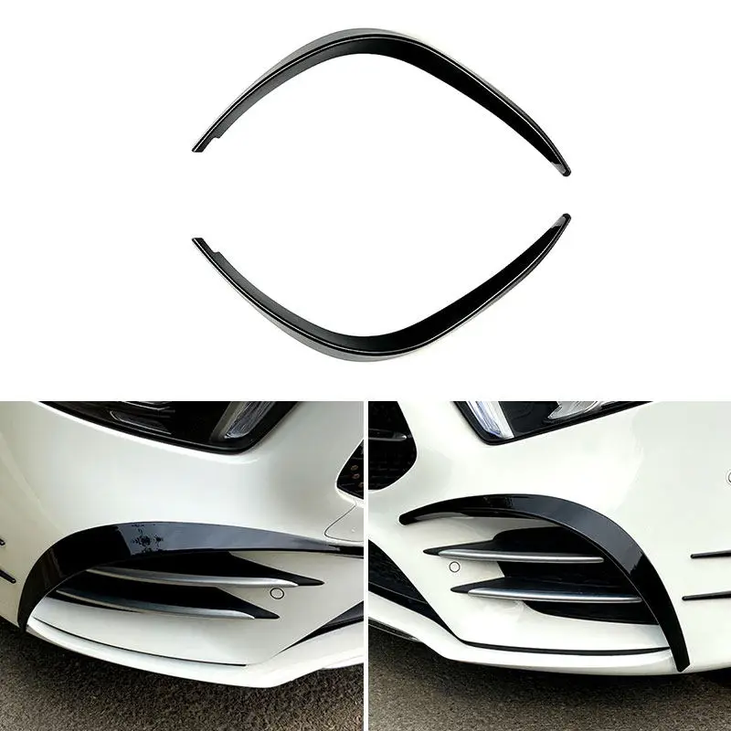 Golssy черный для Mercedes Benz W177 2018 2019 2020 2021 2022 передний бампер автомобиля сплиттер