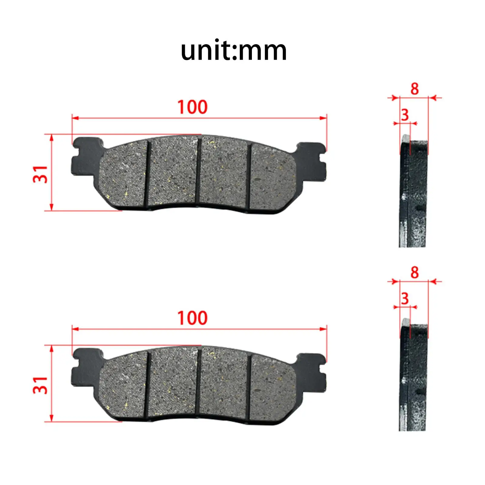 Комплект задних тормозных колодок. Простая установка. Низкий уровень шума.