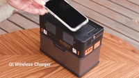 allpowers portable power station 372wh100500mah portable generator backup power ups battery support solar charging