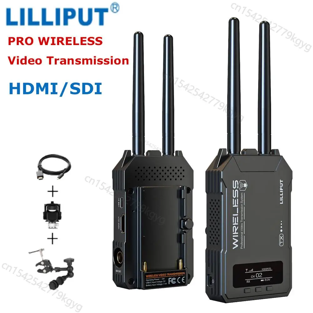 

Lilliput WS500 Wireless 3G SDI HDMI Video Transmission Auto Search For Quality Channel HD Range 500FT Low Latency 80ms