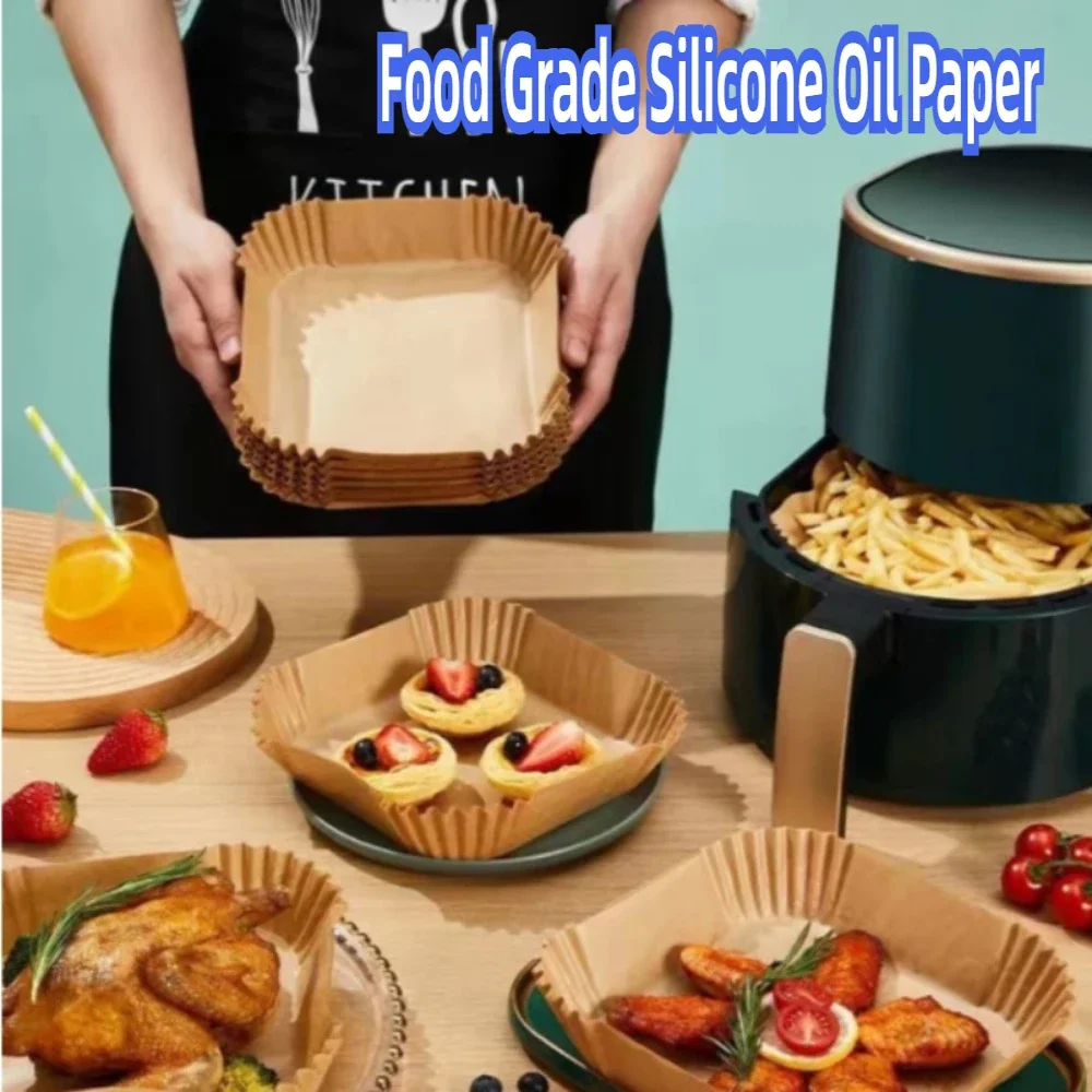 Принадлежности для выпечки 30/50 шт./одноразовая бумажная подставка фритюрницы 24/20