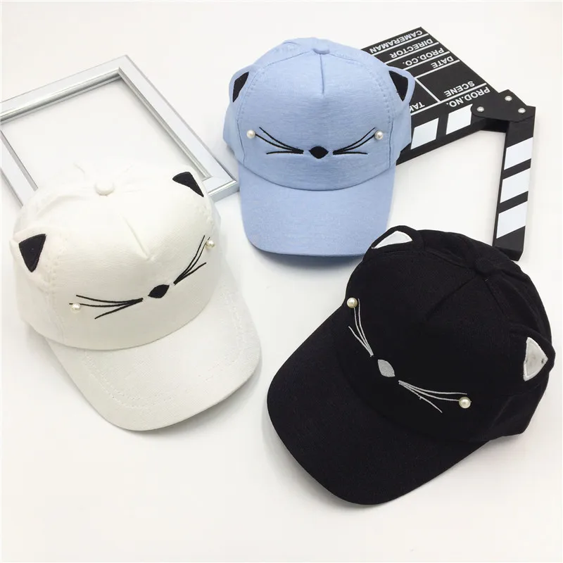 

Child Stylish Cat Ears Baseball Hat Men Women Trapstar Mesh Bonnet Kpop Gorras Hombre Bad Bunny Boys Girls Snapback Cap Bone Hat