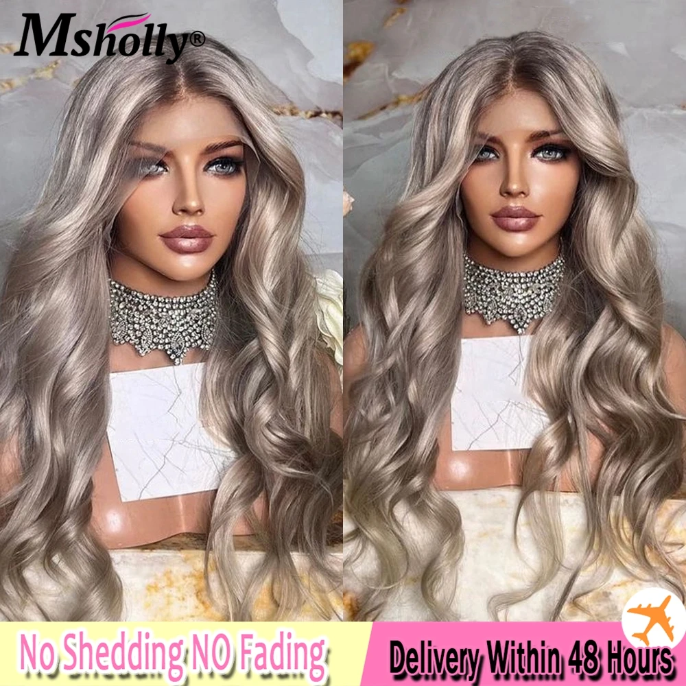 

Парики из человеческих волос на сетке 13x4, для мам, со светлыми оттенками, волнистыми волосами 13x6, фронтальные парики на сетке HD, бесплатная д...