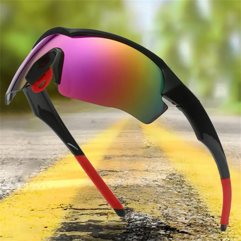 

New Men's Sports Sunglasses Women's Outdoor Riding Sunglasses 9189 European And American Bicycle Windshield Glasses UV400 Riding
