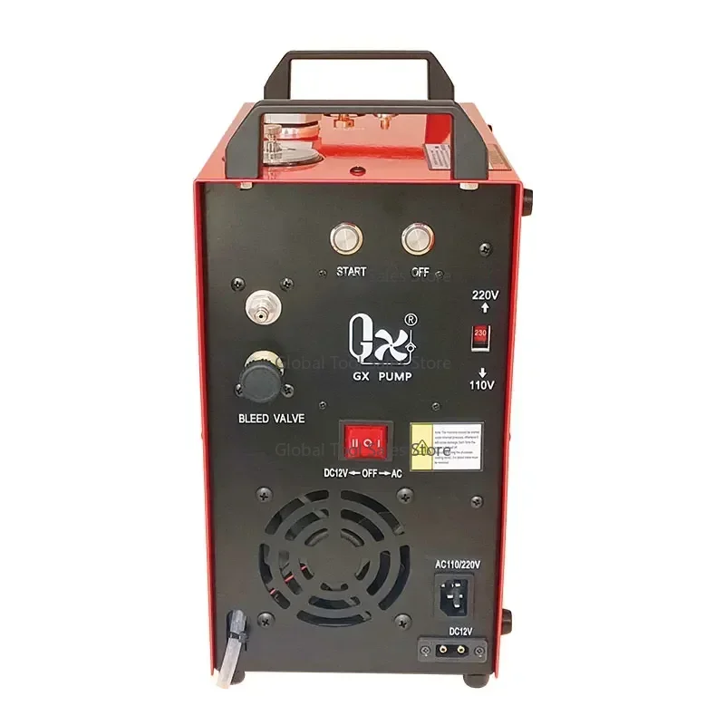 Фото Портативный поршневой воздушный компрессор Gold Seller GX-E-CS4 400 бар – 12В/110В/220В (с функцией отделения масла и воды) №1