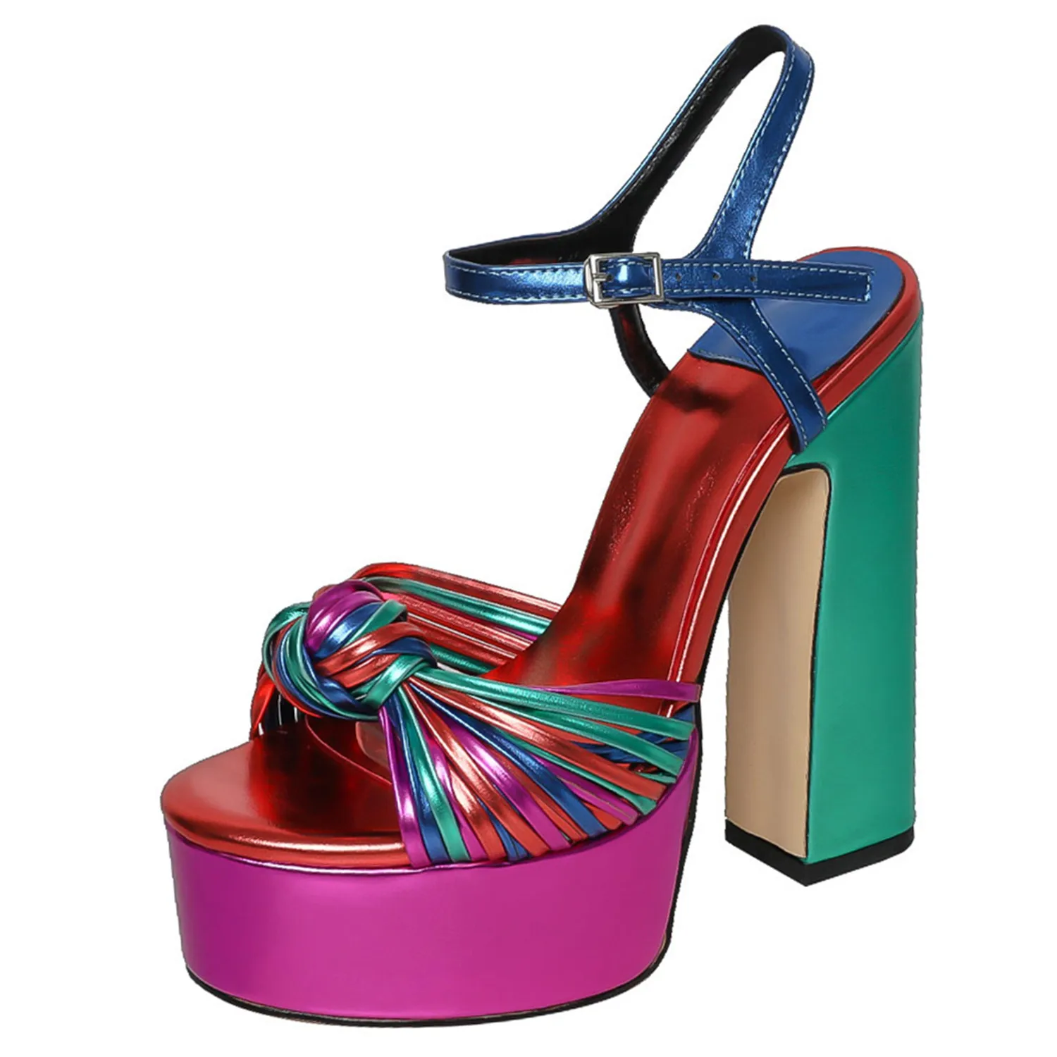 

[Enmayer] 2023 новые цветные классические туфли на очень высоком каблуке, лидер продаж, женские сандалии из овечьей кожи, Женская Классическая обувь на платформе, сандалии