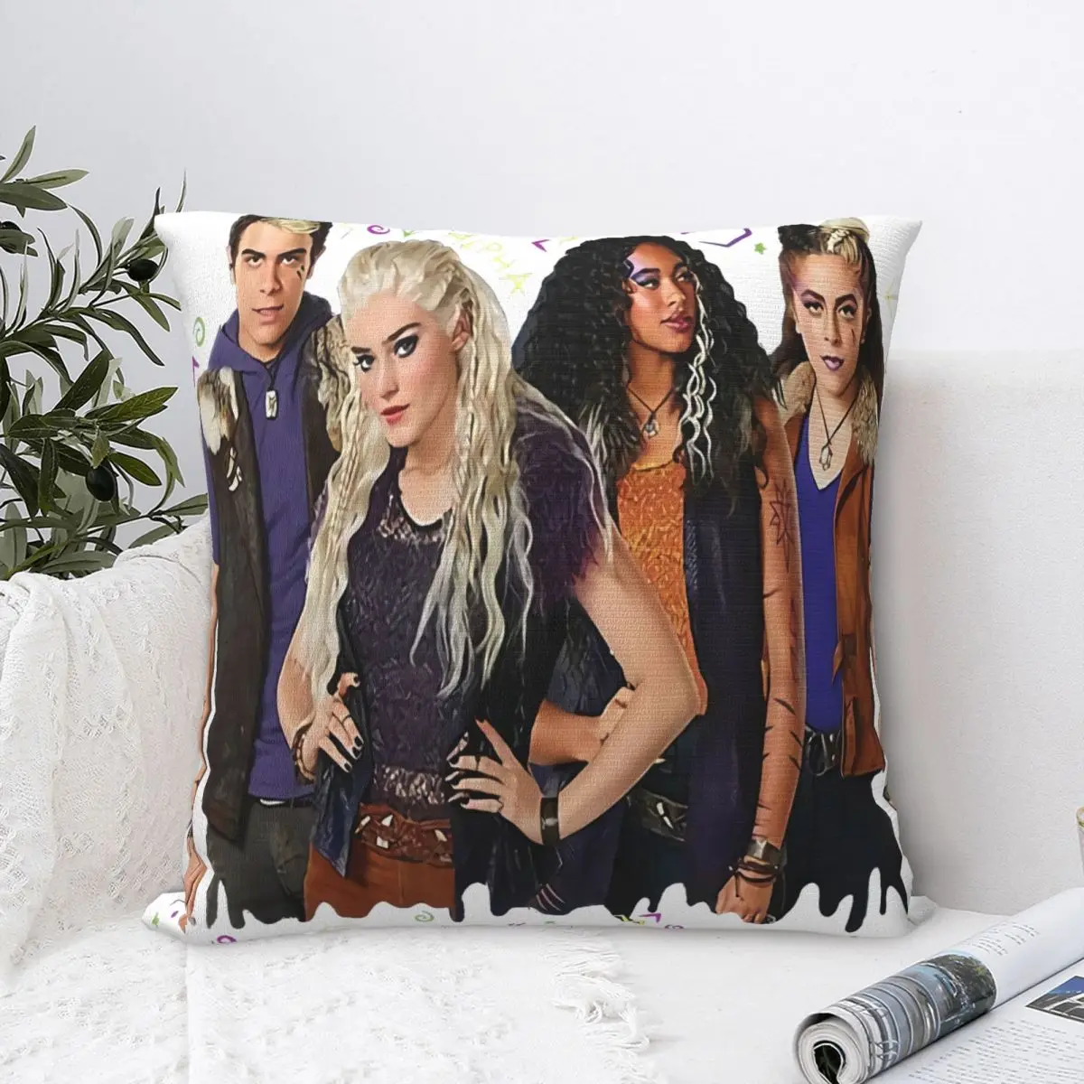 

Channel Zombies Pillowcase Waist Pillowcase Home Decor Sofa Car Cushion Cover Gift