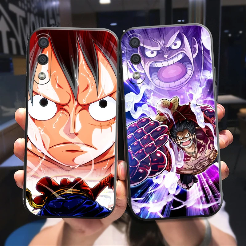 

Japan Anime One Piece Phone Case For Samsung Galaxy M11 M12 M10 M20 M22 M30 M32 M51 Liquid Silicon Funda Black Soft Back