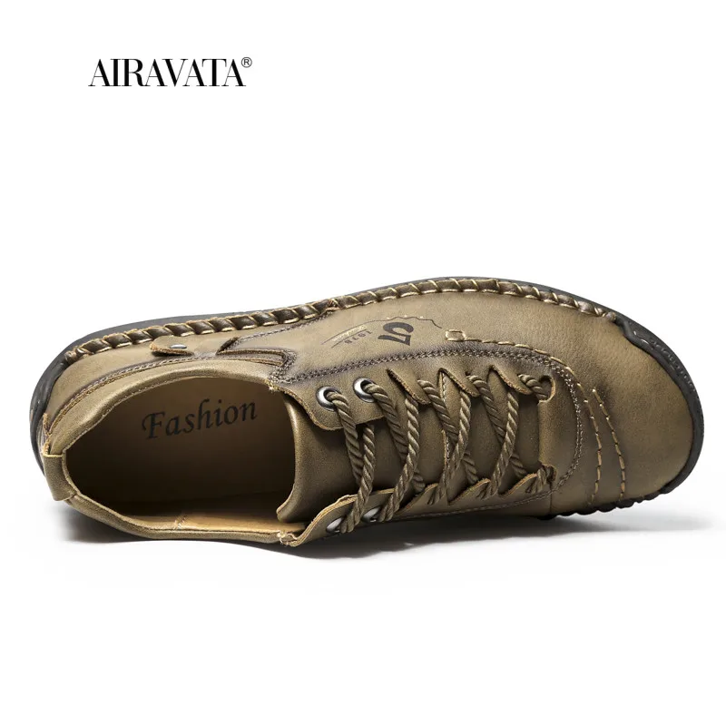 Leather Shoes Casual Sneakers Men Shoes Comfortable Driving Shoes Quality Men Loafers Moccasins Tooling Shoe Plus Size 38-48