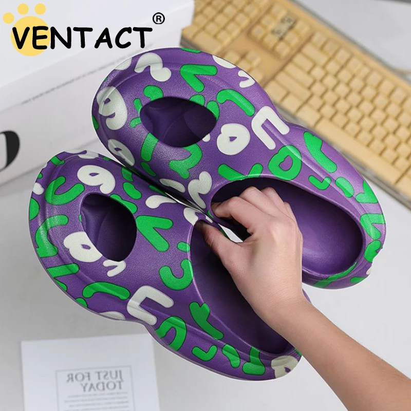 

Женские шлепанцы VENTACT 2022, летняя Уличная обувь для пар, женские стильные повседневные Модные сланцы, удобные шлепанцы