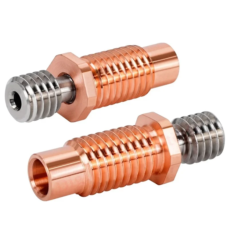 

2Pcs Titanium Alloy E3D V5 V6 Heat Break V6 Throat Hotend Heater Sink For 1.75mm Filament Tube 3D Printer Parts