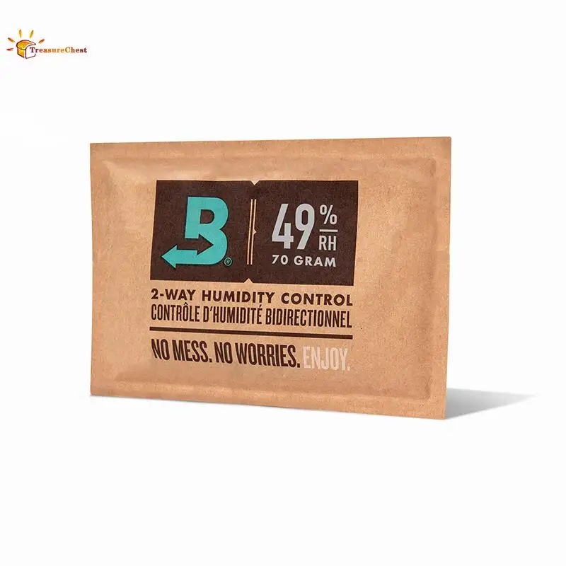 

Пакеты Boveda 49% г, 70 г, 2-сторонние пакеты для контроля влажности, 1 шт, пакеты относительной влажности