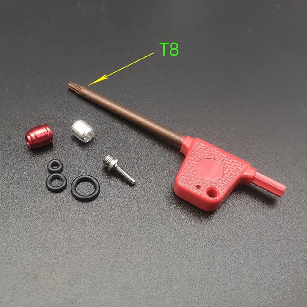 

Disc Brake Banjo Connector Set Tools Steel Banjo Kit Bicycle Disc Brake Black+Red+Silver Caliper ETAP S900 For-Sram