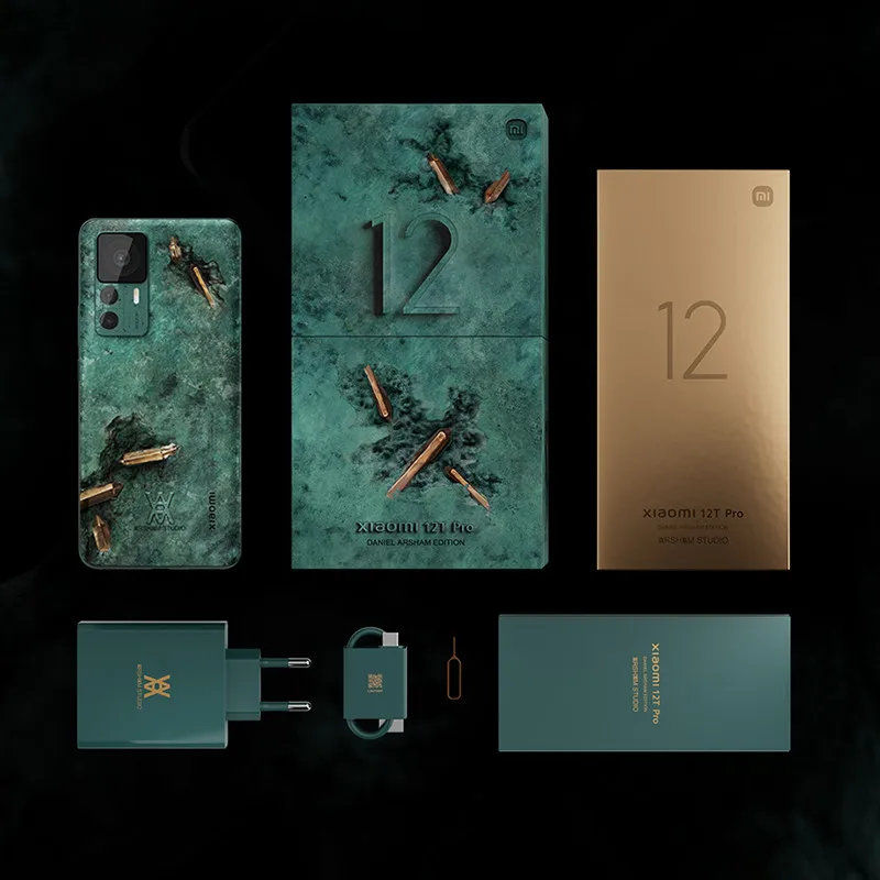 【World Premiere】Global Version Xiaomi 12T Pro DANIEL ARSHAM EDITION Smartphone 12GB+256GB Snapdragon 8+ Gen 1 200MP Camera