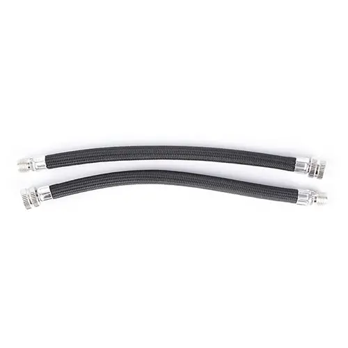 

2Pcs Bicycle Pump Extension Hose Inflator Tube Pipe Cord Cycling Pumping Service Parts Longer Use150Psi Schrader A/V