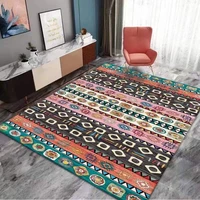 printed large carpet sofa cushion home study cloakroom floor mat retro european living room carpet crystal velvet