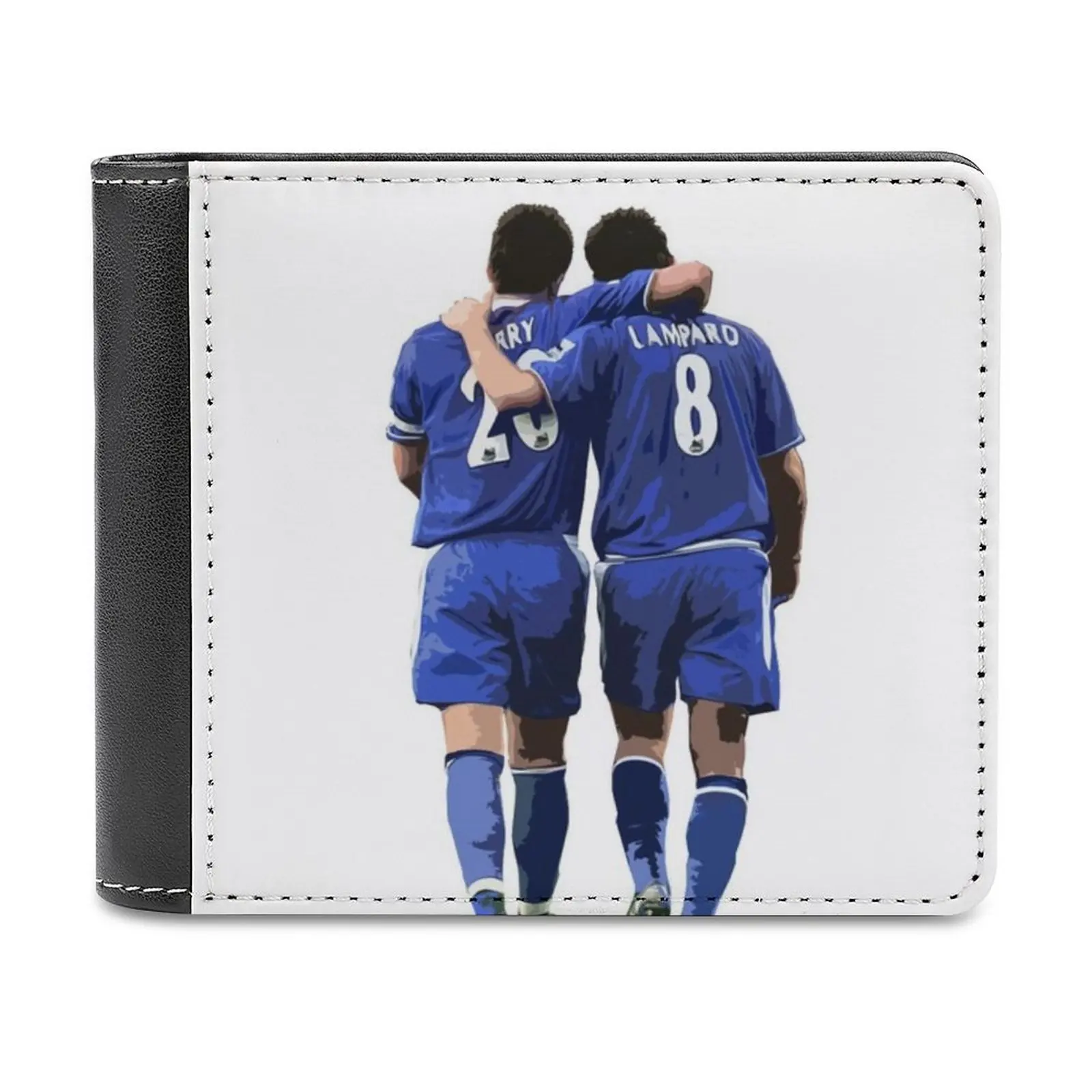 

Мужской кошелек из махровой кожи с рисунком Lampard