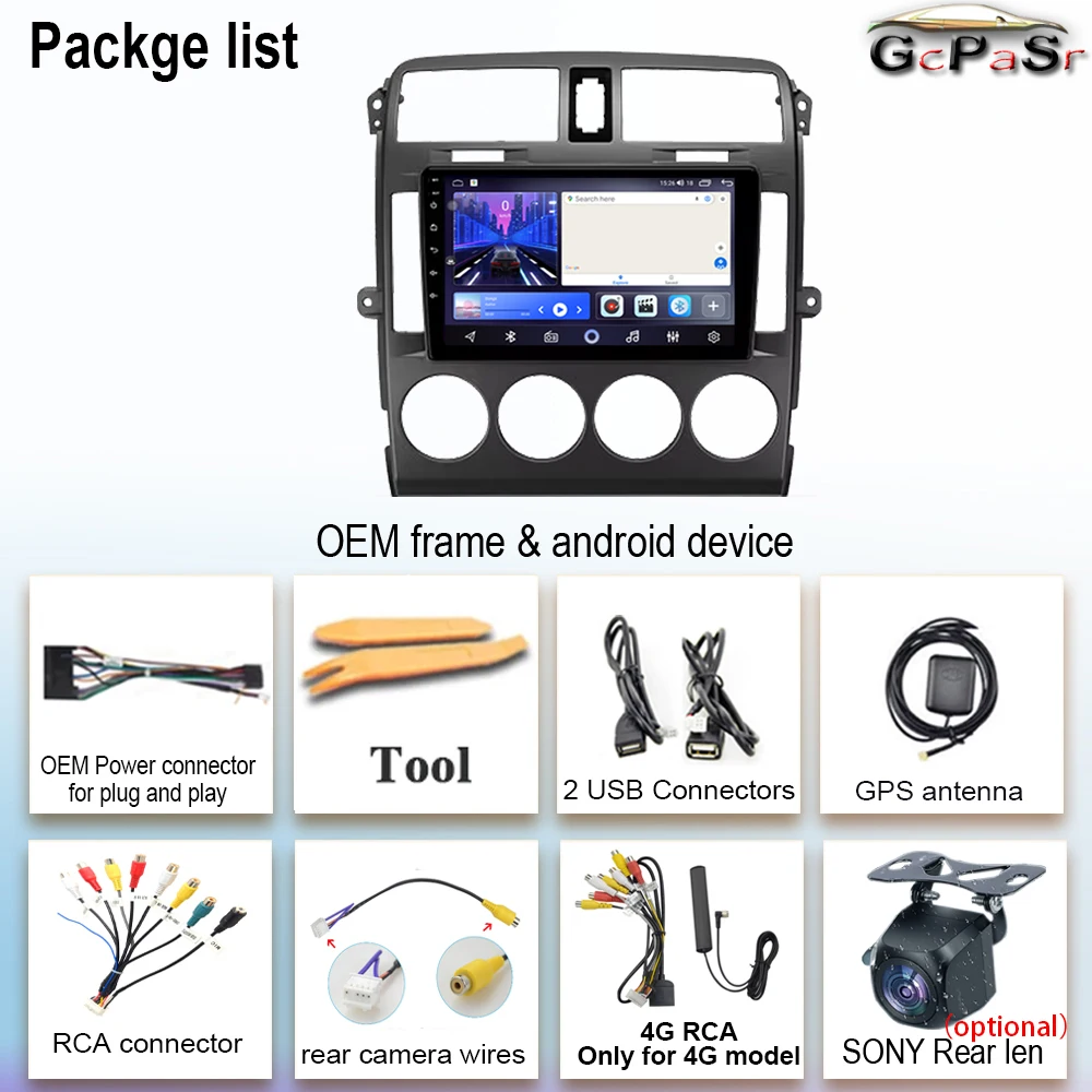 Автомагнитола на Android для Kia Carnival UP GQ 2002 2003 2004 2005 2006 автомобильный радиоплеер