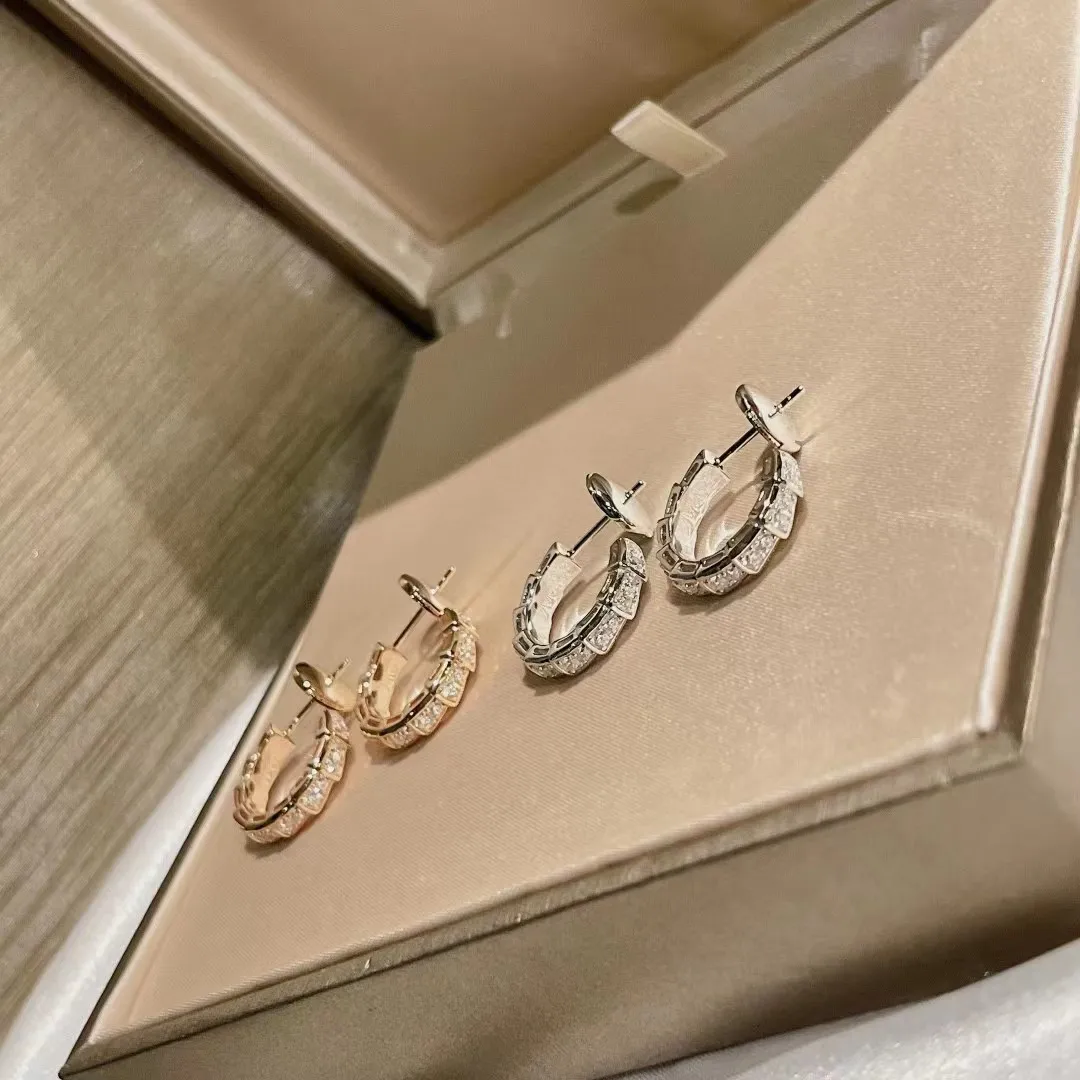 

Женские серьги из серебра 925 пробы с покрытием из 18-каратного розового золота