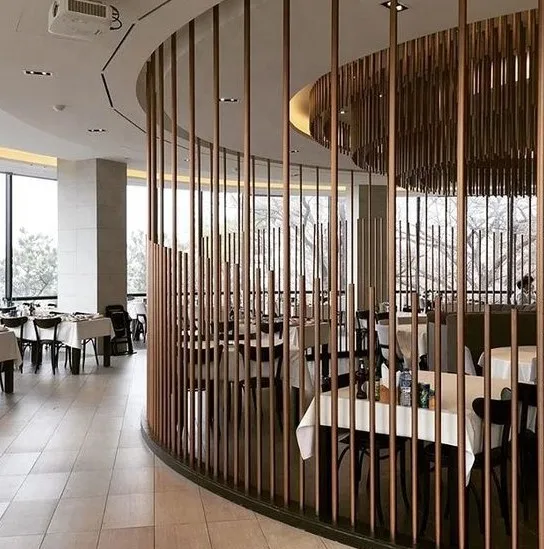 Делитель комнаты из нержавеющей стали SUS 304 201 украшение для дома металлический