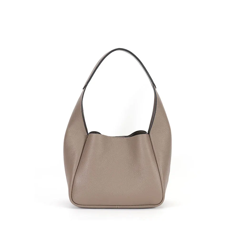 

Leather Handbag Luxury Design Women Solid Color Bucket Bag Cute Ladies Shoulder Shoulder Bag Evening Party Clutch