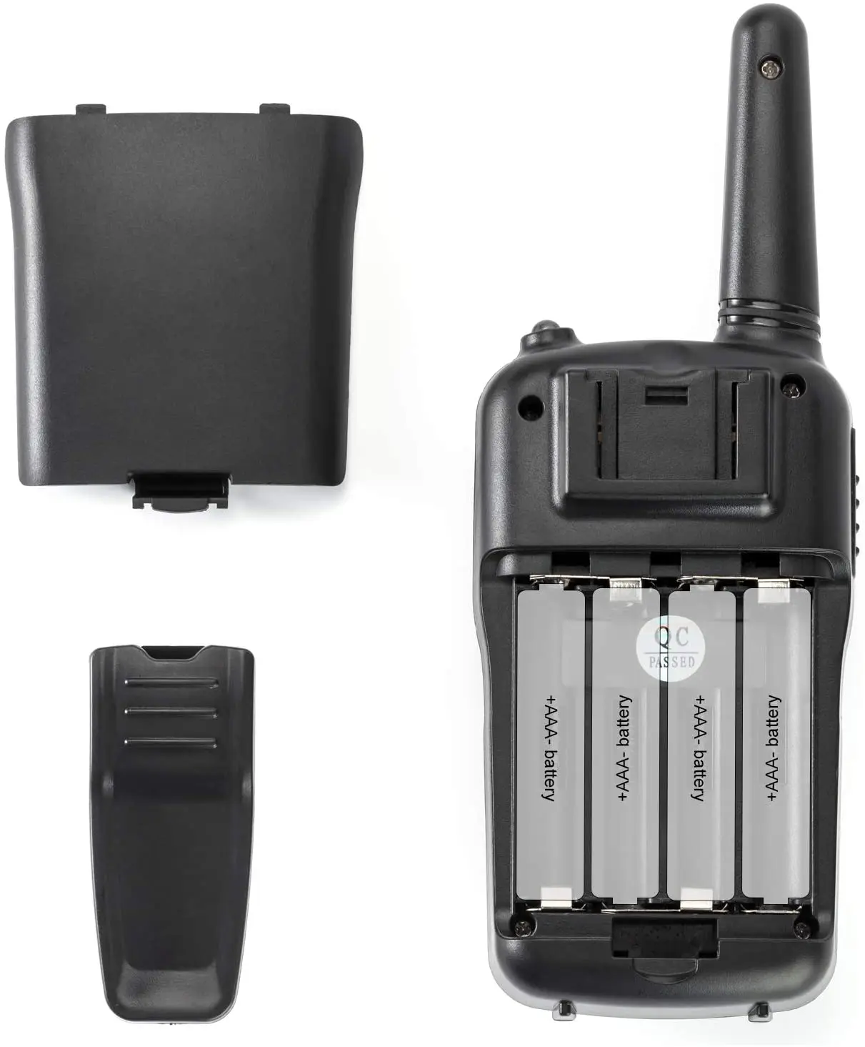 Rivins RV-7 Walkie Talkies for Adults 6 Pack 2-Way Radios 22 Channel FRS Walkie Talkies UHF Handheld Walky Talky (Black/Orange)