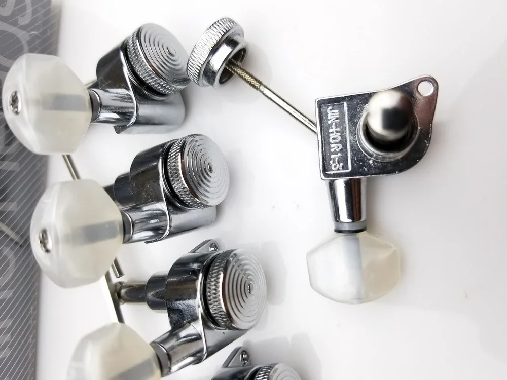 Хромированные тюнеры с блокировкой гитары серебряные колки для электрогитары