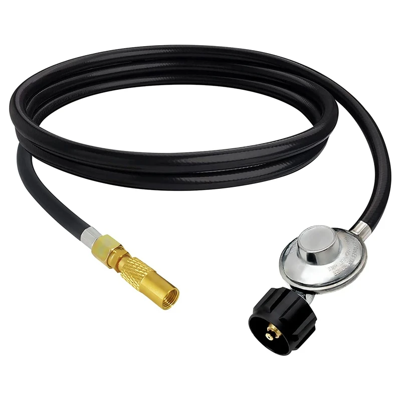 Hot 5Ft Propane Adapter Hose And Regulator Replacement Kit For Coleman Roadtrip Grills,QCC1 Low-Pressure Propane Adapter