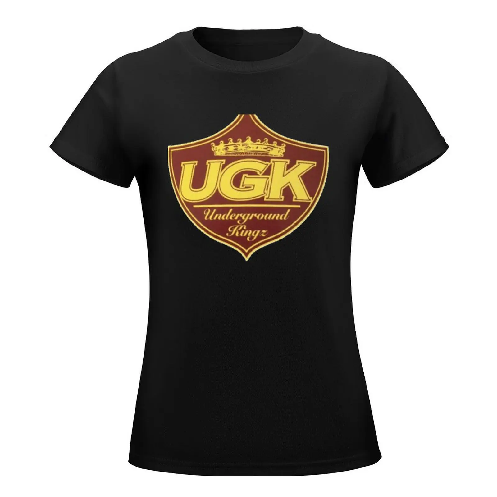 Ugk underground kingz logo pimp c Классическая футболка женская одежда топы летние женские