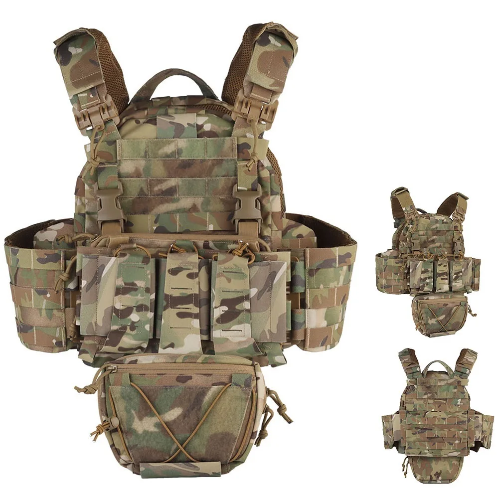 Тактический дышащий жилет для страйкбола быстросъемная площадка переноски 1000D