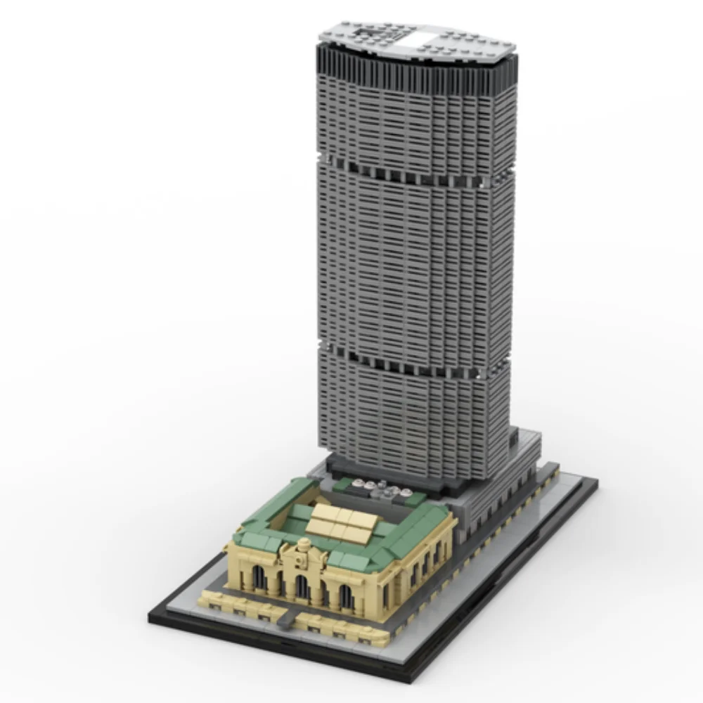 Детский конструктор 1848 шт. MetLife Building / Pan Am масштаб 1:800 от SPBrix PDF инструкции модель