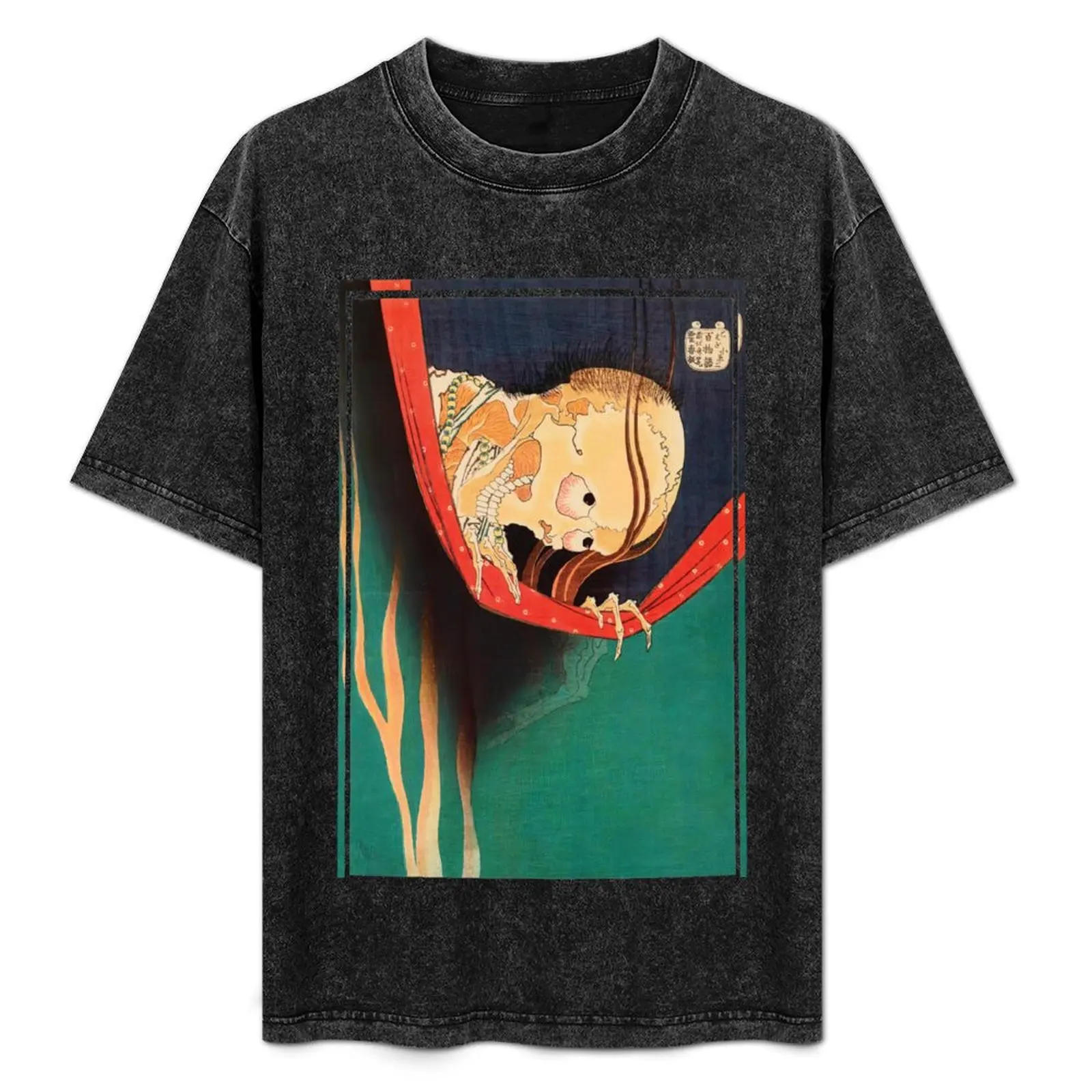 Футболка Ghost of Kohada Koheiji by Katsushika Hokusai одежда футбольная футболка Louboutins мужская