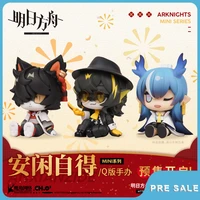 pre sale anime arknights 8cm action figure q version original hand made peripherals collection kawaii decorate pvc toys gifts