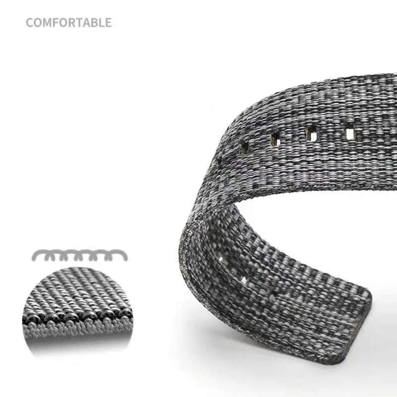 Nylon Watch Strap 38mm 40mm 41mm 42mm 44mm 45mm Fabric Wrist Band silk fabric Bracelet Watch Accessory for apple smart watch